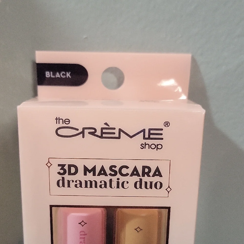 The Crème Shop 3D Mascara Dramatic Duo - Black and Pink